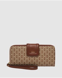 Fossil - Madison Brown Zip Clutch