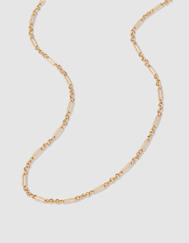 Wanderlust + Co - Multi Links 14K Gold Vermeil Necklace