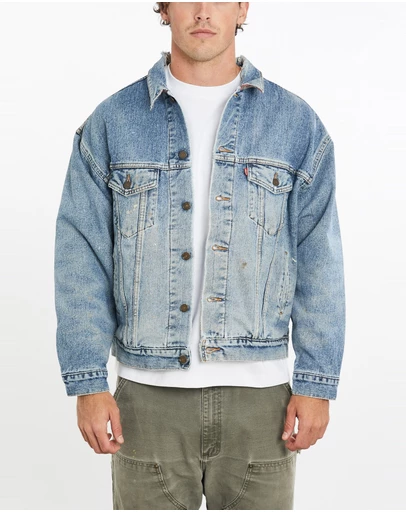 Vintage by The Real Deal - Pre Loved - Vintage Levi's Blanket Lined Denim Jacket