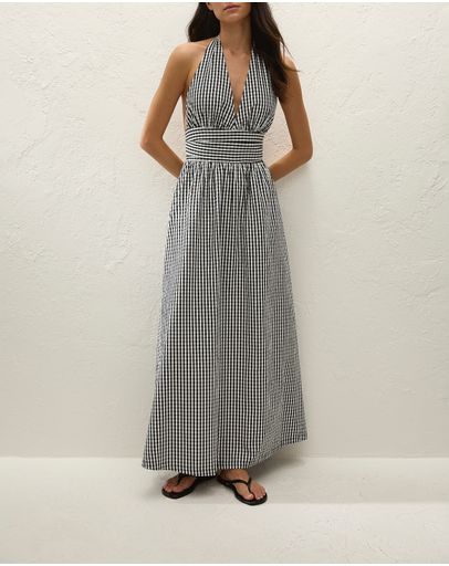 Black Textured Gingham