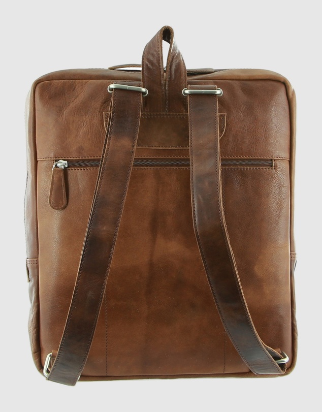 Pierre Cardin - Rustic Leather Backpack