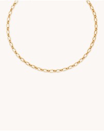 Astrid & Miyu - Open Link 18ct Gold Plated Necklace