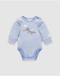 Purebaby - Applique Bodysuit -Kids-Babies