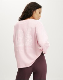 Cotton On Body Active - Long Sleeve Graphic Crew Tee