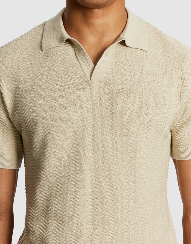 yd. - Josh Knitted Polo Shirt