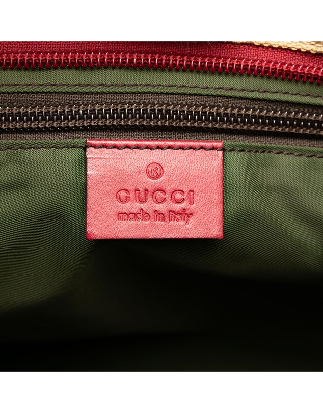 Pre-Loved by Azura Reborn - Pre-Loved GG Canvas Web Handbag