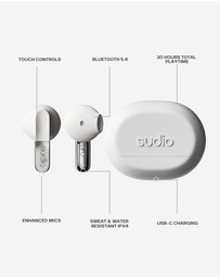 Sudio - N3 -True Wireless 5.4 Bluetooth In-Ear Headphones/Earbuds