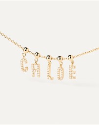 PDPAOLA - Charm Necklace Letter Charm