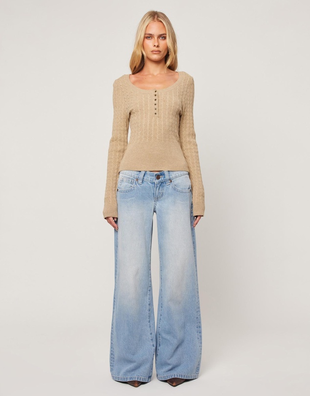 Abrand - 00 Wide Kaia Worn Jeans