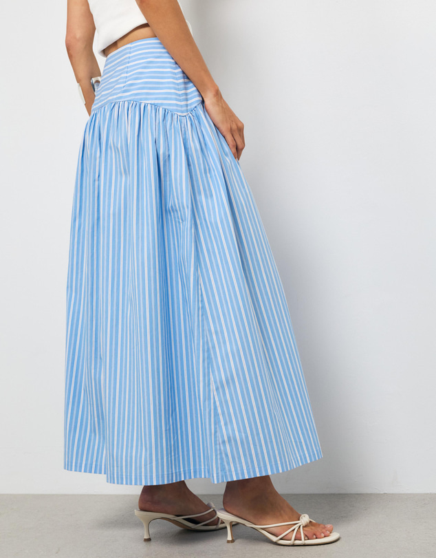 AERE - Ava Stripe Maxi Skirt
