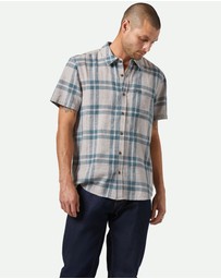 Brixton - Charter Linen Blend Short Sleeve Shirt
