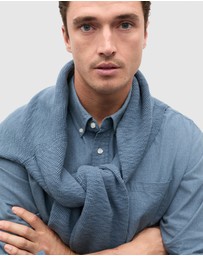 Seed Heritage - Relaxed Fit Brushed Cotton Shirt