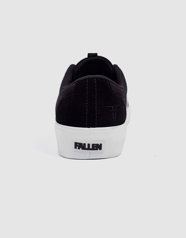 Fallen Footwear - Fallen Footwear Phoenix Kids Vulcanised Sole Shoes Black/White