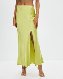 Third Form - Crush Bias Split Maxi Skirt