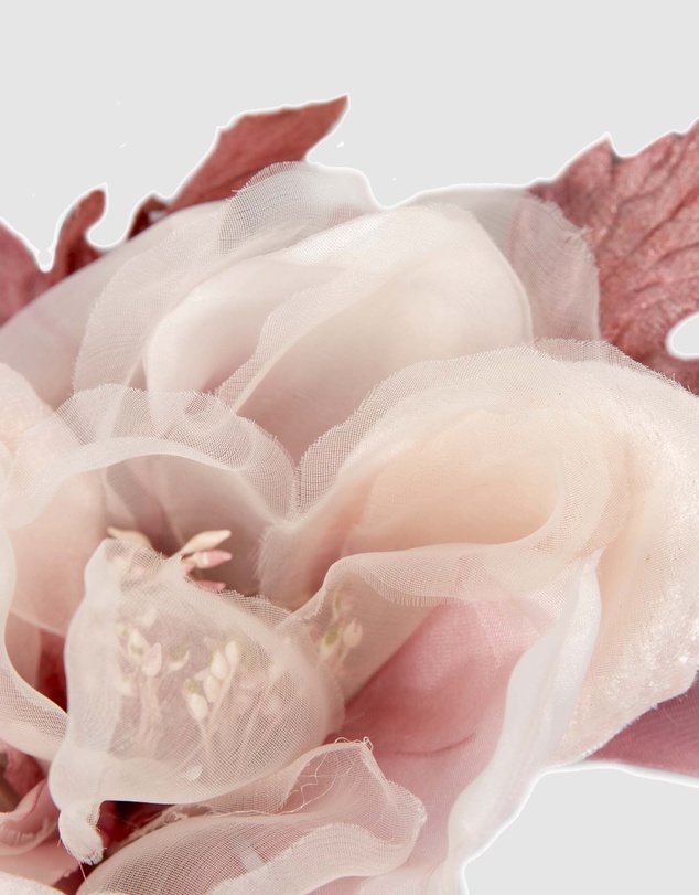Fillies Collection - Large Dusty Pink Flowers Headband