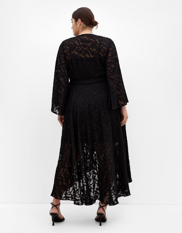 City Chic - Fleetwood Jacquard Maxi Dress