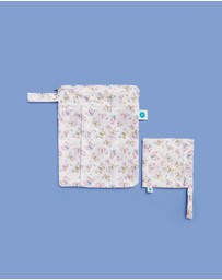 itti bitti - Large and Small Double Pocket Wetbag - Butterfly