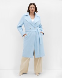 City Chic - Riley Row Belted Coat