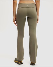 Cotton On Body Active - Ultra Soft Roll Over Flare Tights