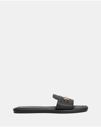 Tommy Hilfiger - Leather Horsebit Mules - Women's
