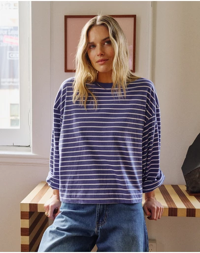 Ceres Life - Beau Long Sleeve Slouchy Tee