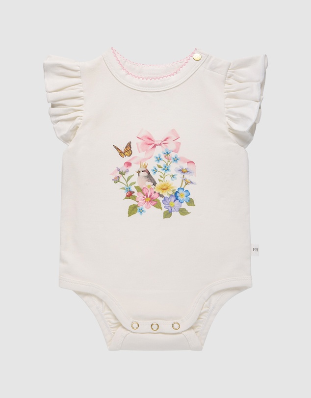 Fleur Harris - 'Heirloom Treasures' Bijou Bodysuit in Snow White
