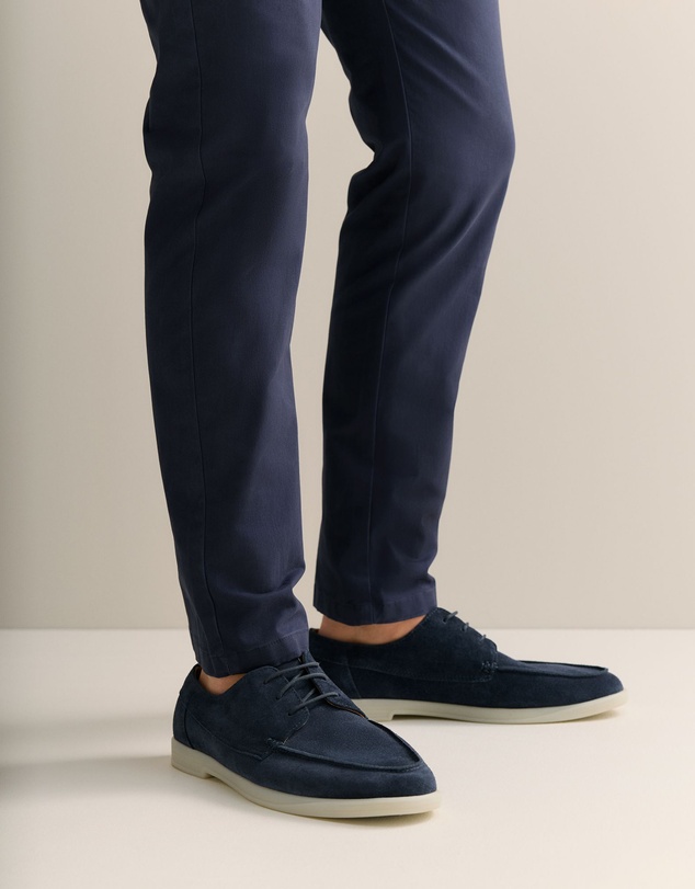 Trenery - Miles Yacht Shoe in Navy