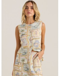 Sass - Reo Button Vest