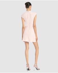 ROTATE - Mesh Mini Dress