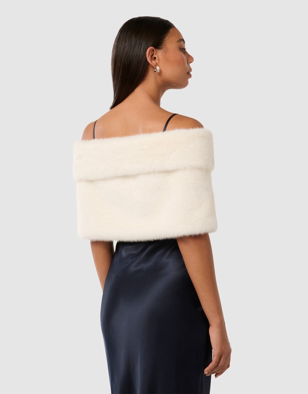 Forever New - Felicity Faux Fur Wrap