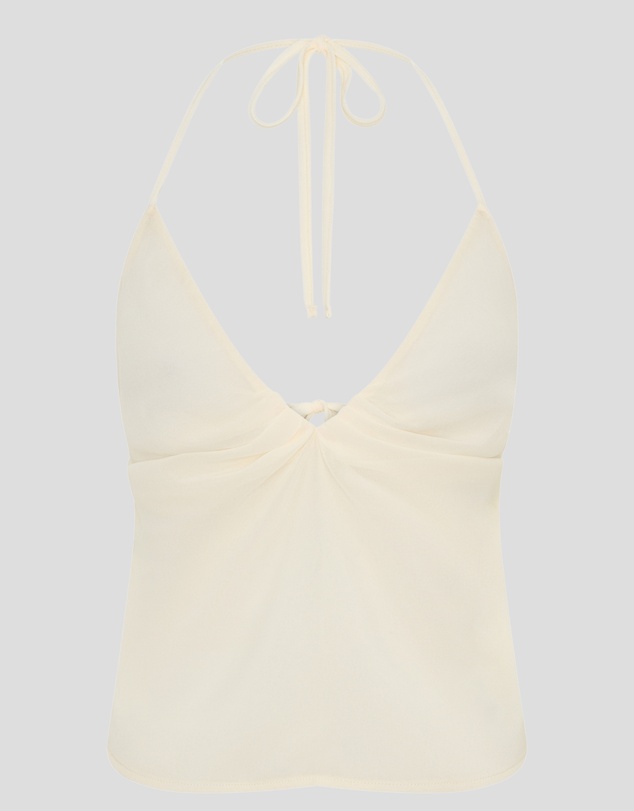 Vacay Swimwear - Aurelia Top Off-White