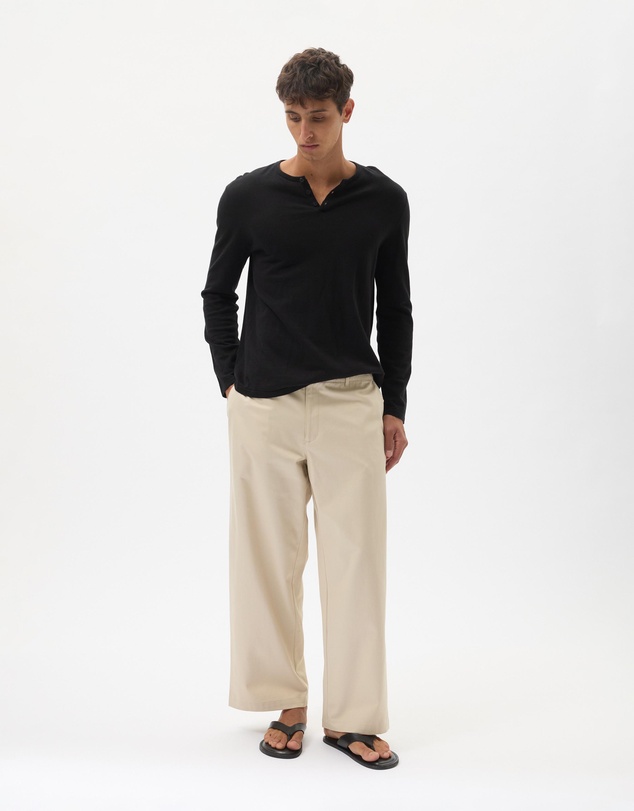 AERE - Relaxed Cropped Leg Chinos