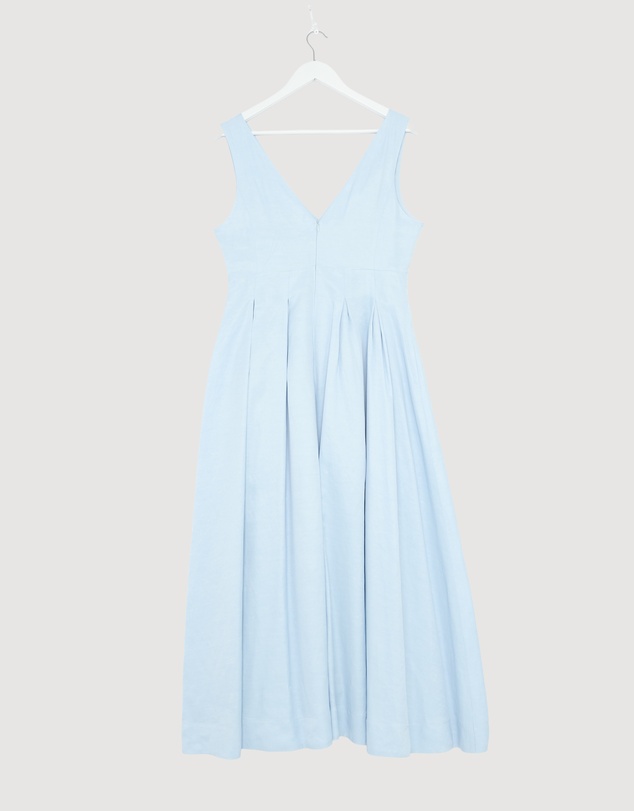 Revibe - Repaired AERE Nylah V-Neck Midi Dress - AU 12
