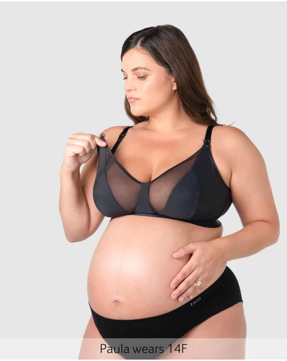 Hotmilk Maternity Lingerie - Flawless Full Cup Plunge Nursing Bra - Wirefree