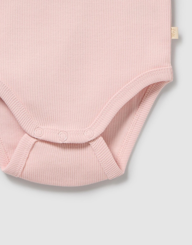 Wilson & Frenchy - Organic Rib Long Sleeved Bodysuit - Babies