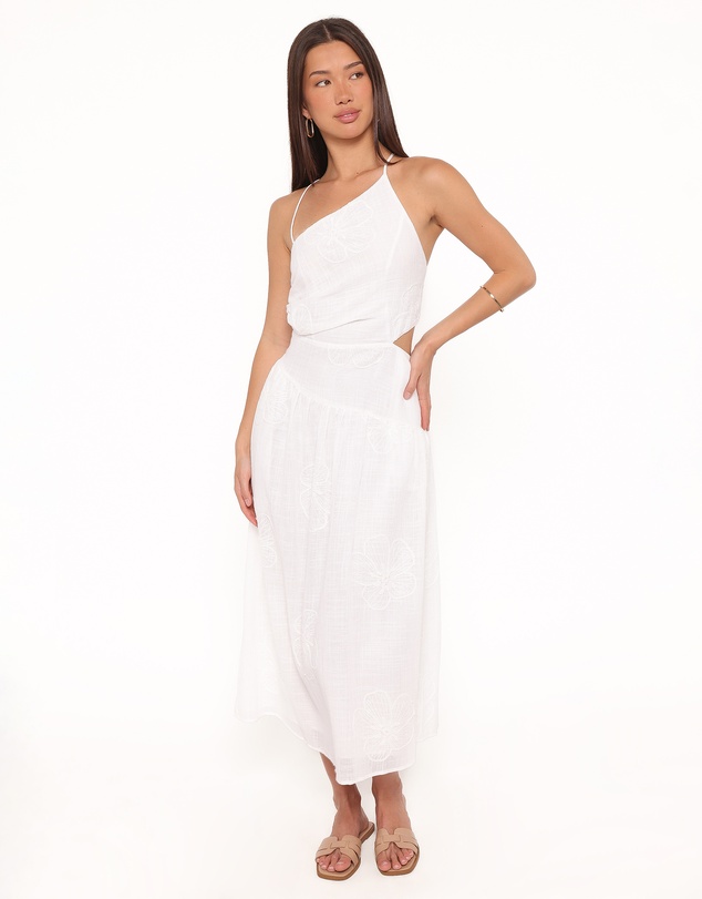 Petal & Pup - Olivea Midi Dress - White