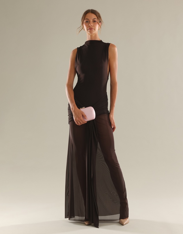 Morgan & Taylor - Posey Satin Clutch in Pink