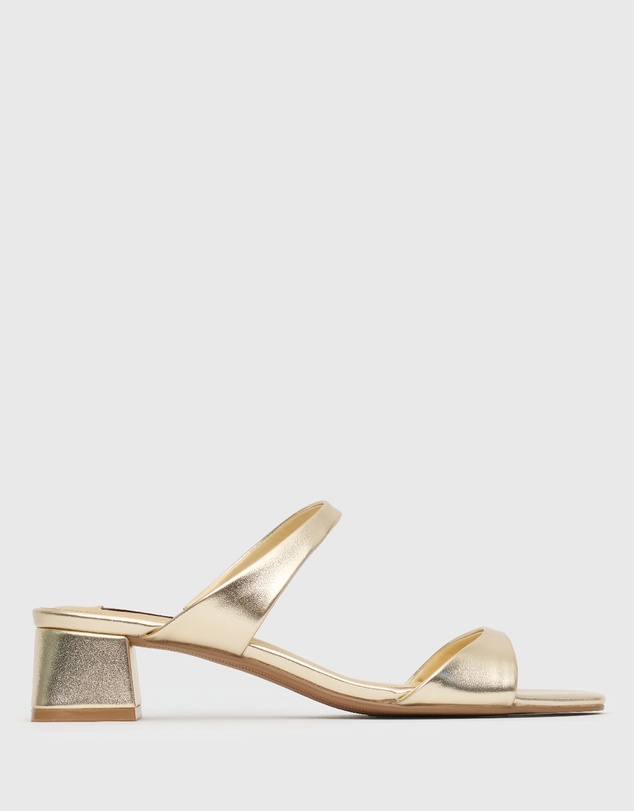 Betts - Wider Fit Argo Block Heel Mule Sandals