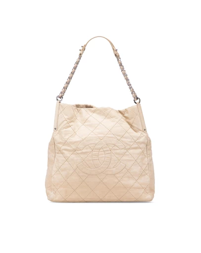 Pre-Loved by Azura Reborn - Pre-Loved Iridescent Calfskin Sea Hit Tote