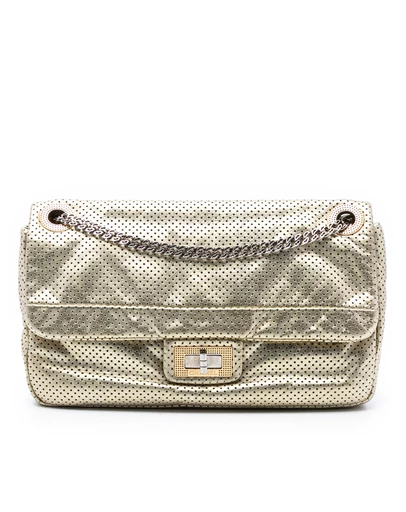 Pre-Loved by Azura Reborn - Pre-Loved Medium Reissue Perforated Calfskin Drill Flap
