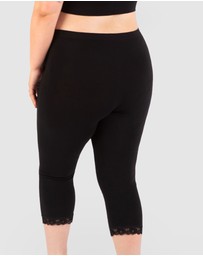 B Free Intimate Apparel - Maternity Anti Chafing High Rise 3/4 Cotton Rich Leggings