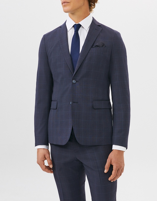 Van Heusen - Wool Blend Check Suit Jacket
