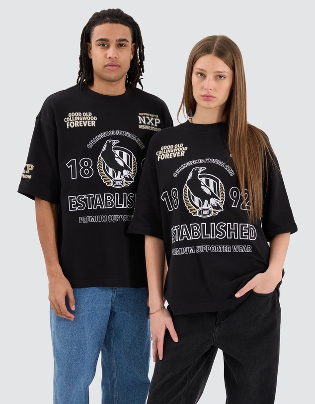 Nena & Pasadena - Collingwood Mega Loop Back Tee