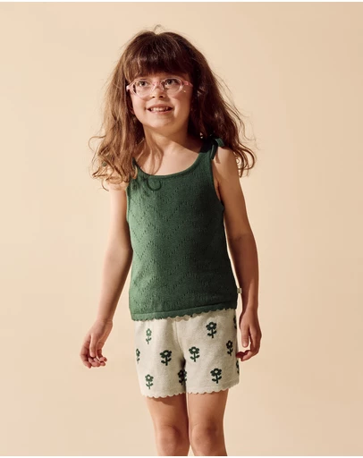 Wilson & Frenchy - Fleur Organic Knitted Jacquard Set - Babies-Kids