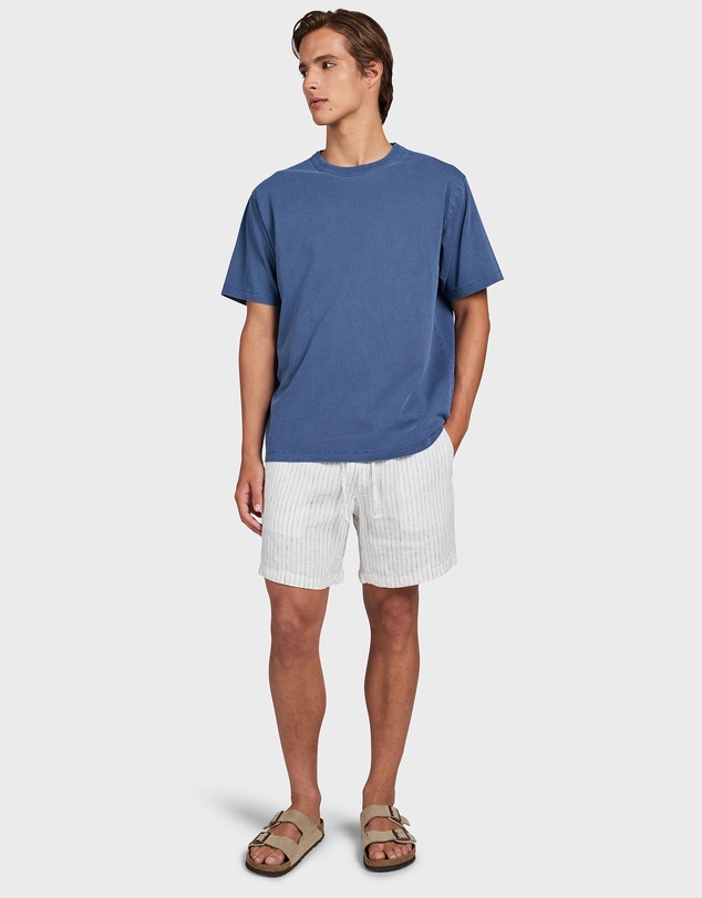 Academy Brand - Stripe Riviera Linen Short