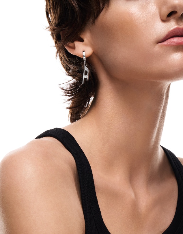 Diesel - Diesel Font Silver Earring