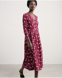 Seasalt - Seasalt Cornwall Red 3/4 Nancy Dress