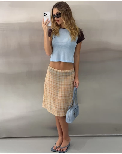 Dazie - Marnie Sheer Midi Skirt