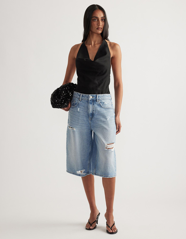 Decjuba - Corey Longline Denim Shorts