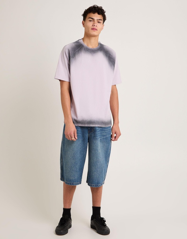 Black Noise White Rain - Liminal Sprayed T-Shirt